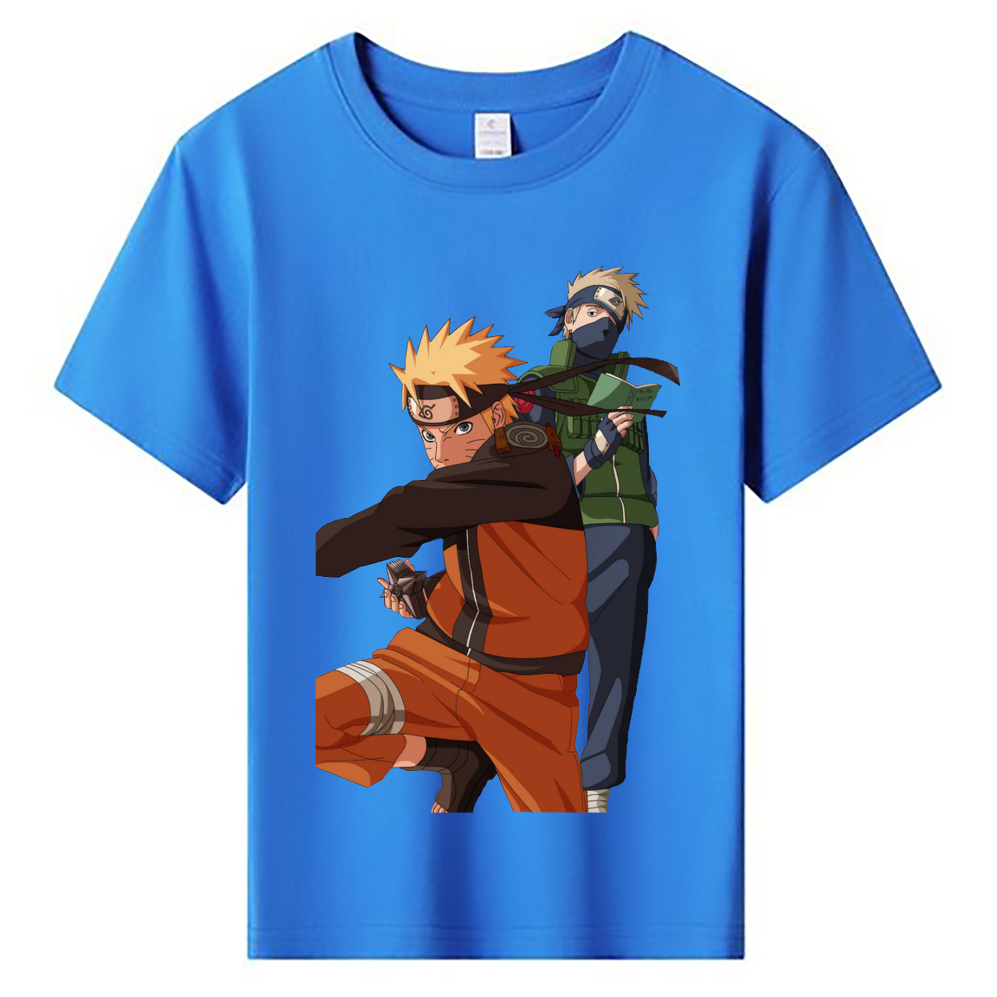 （画像用） NARUTO -ナルト- うずまき ナルト Uzumaki Naruto 綿100％キッズTシャツ（フロントプリント）